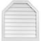 Ekena Millwork Octagonal Top Surface Mount PVC Gable Vent w/ 2"W x 2"P Brickmould Sill Frame, 26"W x 28"H GVPOT26X2803SN - alternate 1